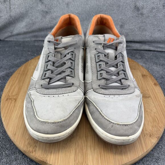 Piloti Shoes Mens Size 10 Gray Leather Low Top Driving Sneakers Casual main image 10
